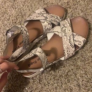 Dirty laundry sandals